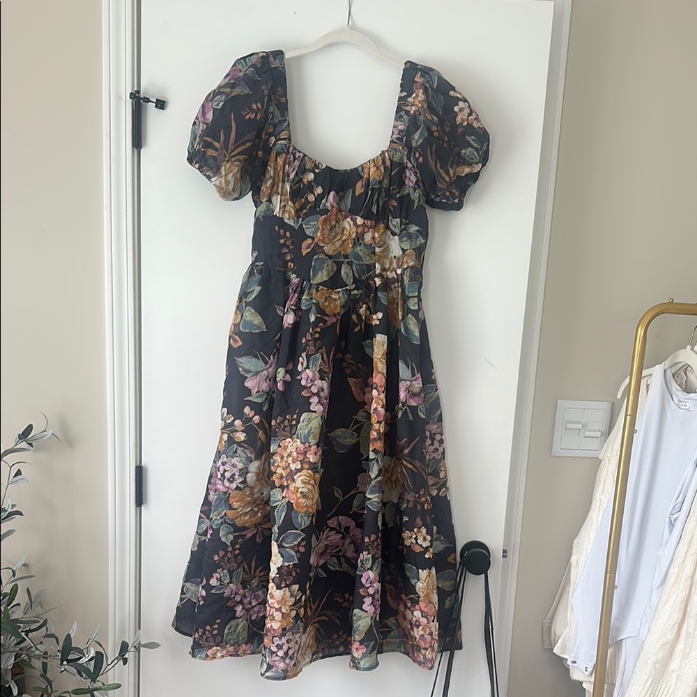Lulu's Multicolor Floral Smocked Dress